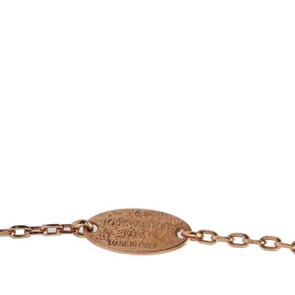 LOUIS VUITTON Pink Heart Necklace